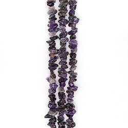 Аметист темный крошка неполированая 18*9 мм