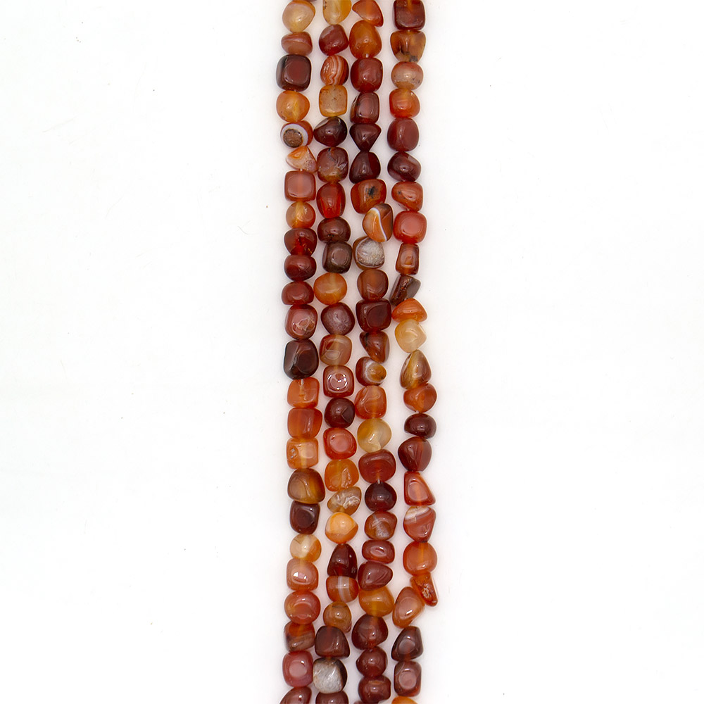 Фото товара агат галтовка цвет светлый сердолик 11 мм