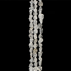 Горный хрусталь галтовка необработанная от 14*12 до 17*12мм