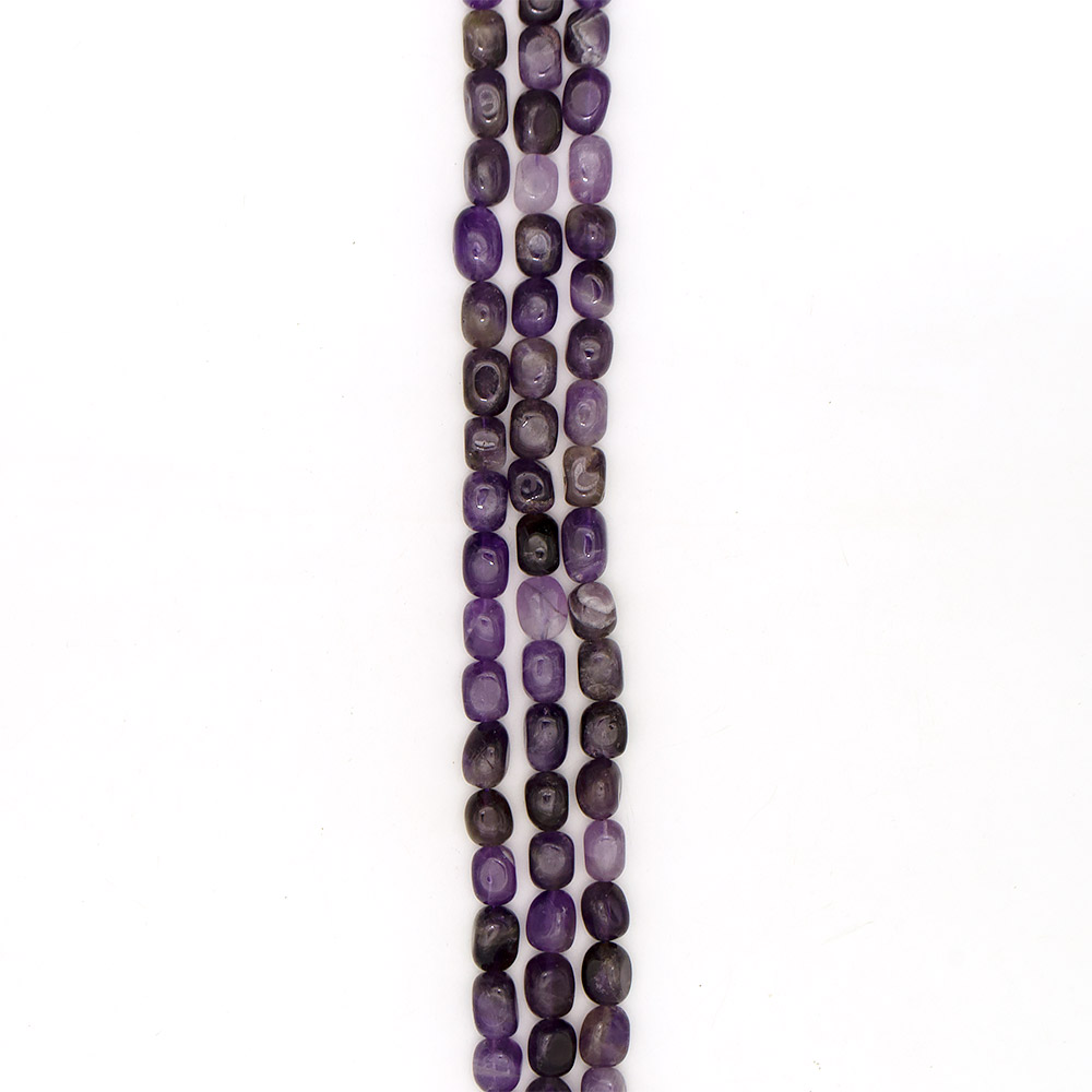 Фото товара аметист галтовка "кирпичик" 15*10 мм