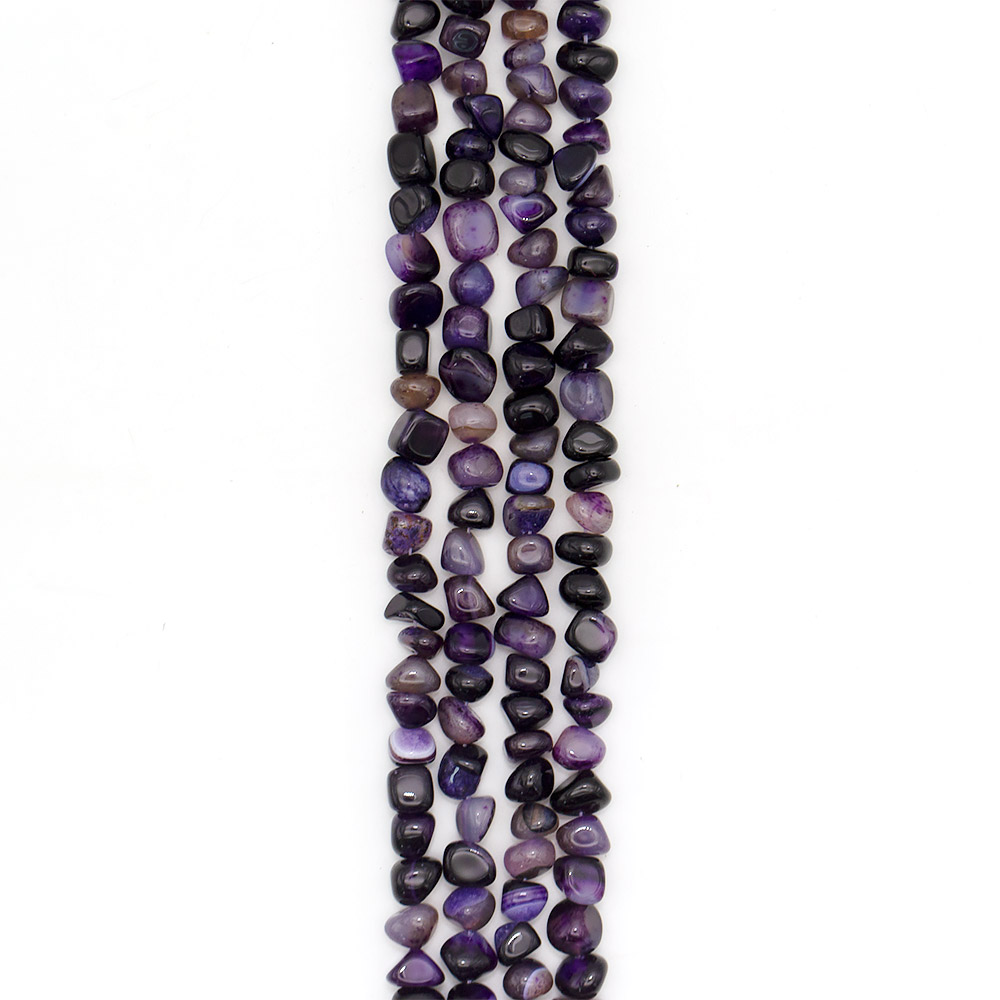 Фото товара агат галтовка цвет фиолетовый 11 мм
