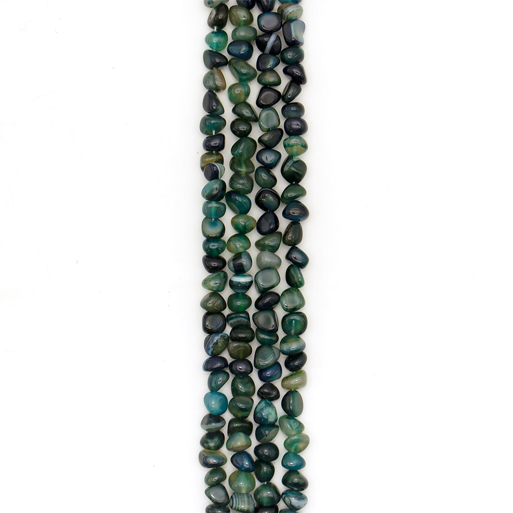Фото товара агат галтовка цвет сине-зеленый 11 мм