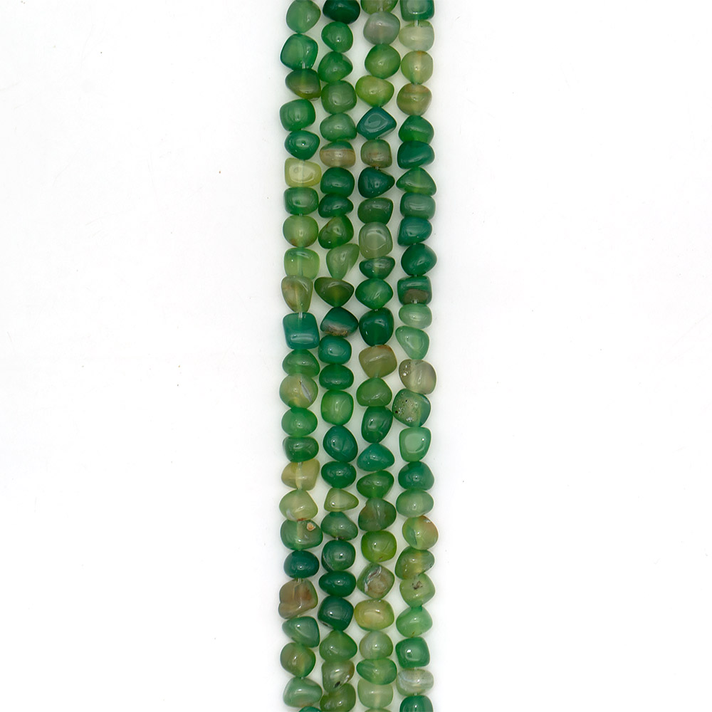 Фото товара агат галтовка цвет светло-зеленый 11 мм