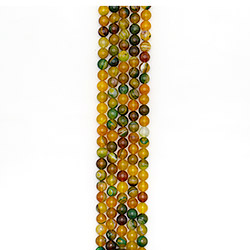 Фото товара агат шар цвет желто-зеленый 10 мм в.с.