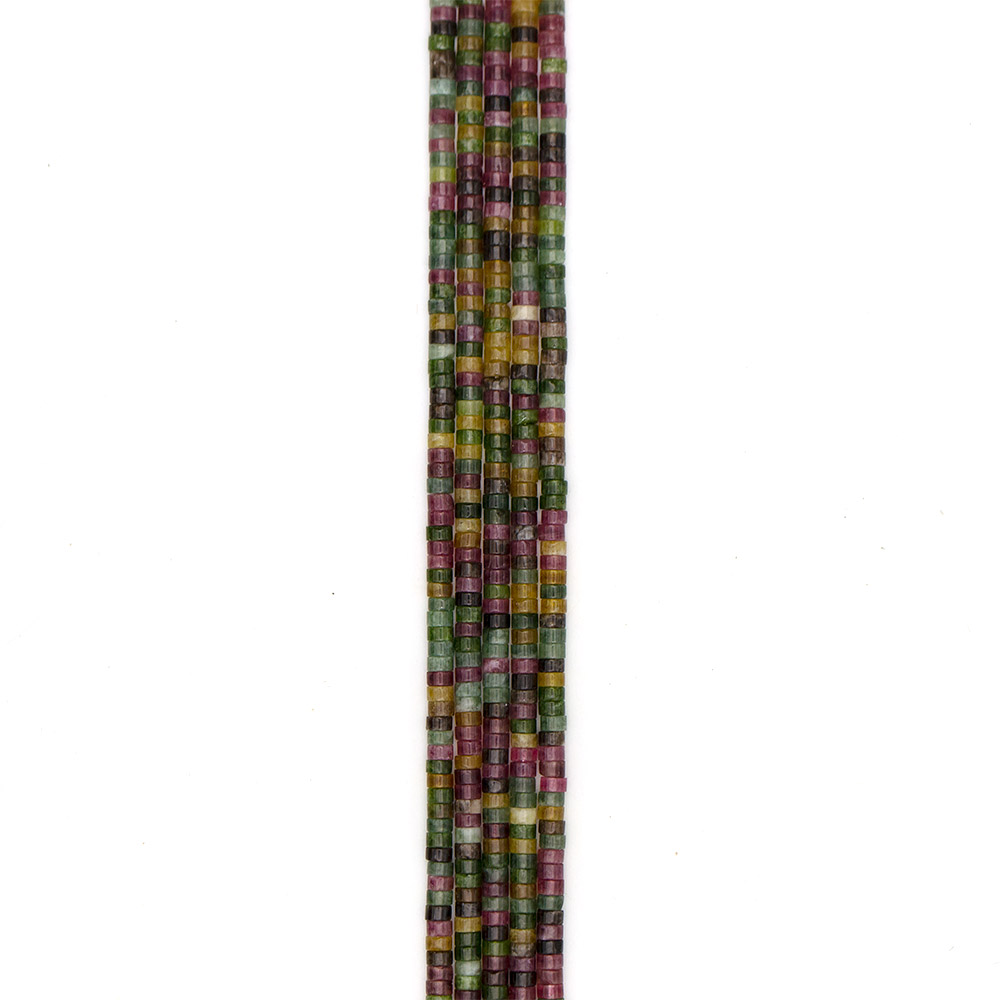 Фото товара кварц диск цвет турмалин 4*6 мм