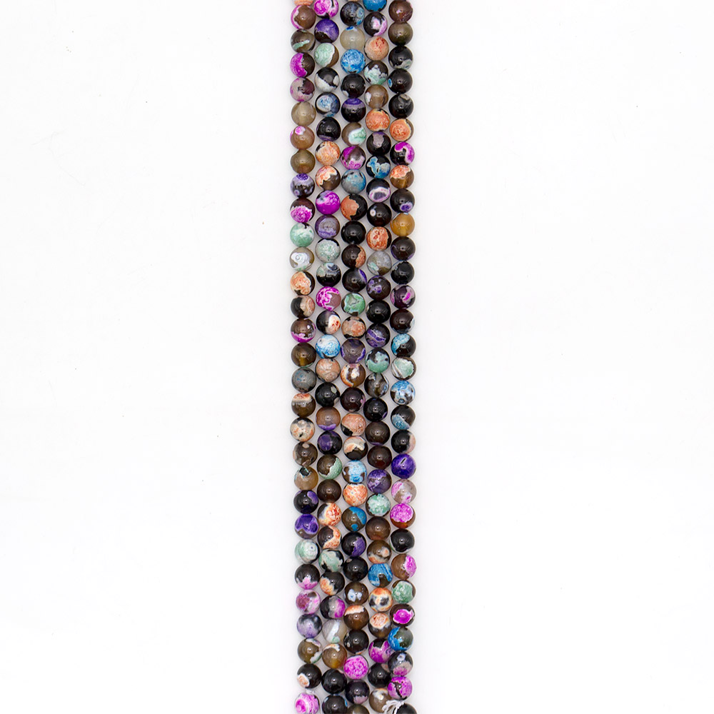 Фото товара агат "мозаика" шар микс цветов 8 мм