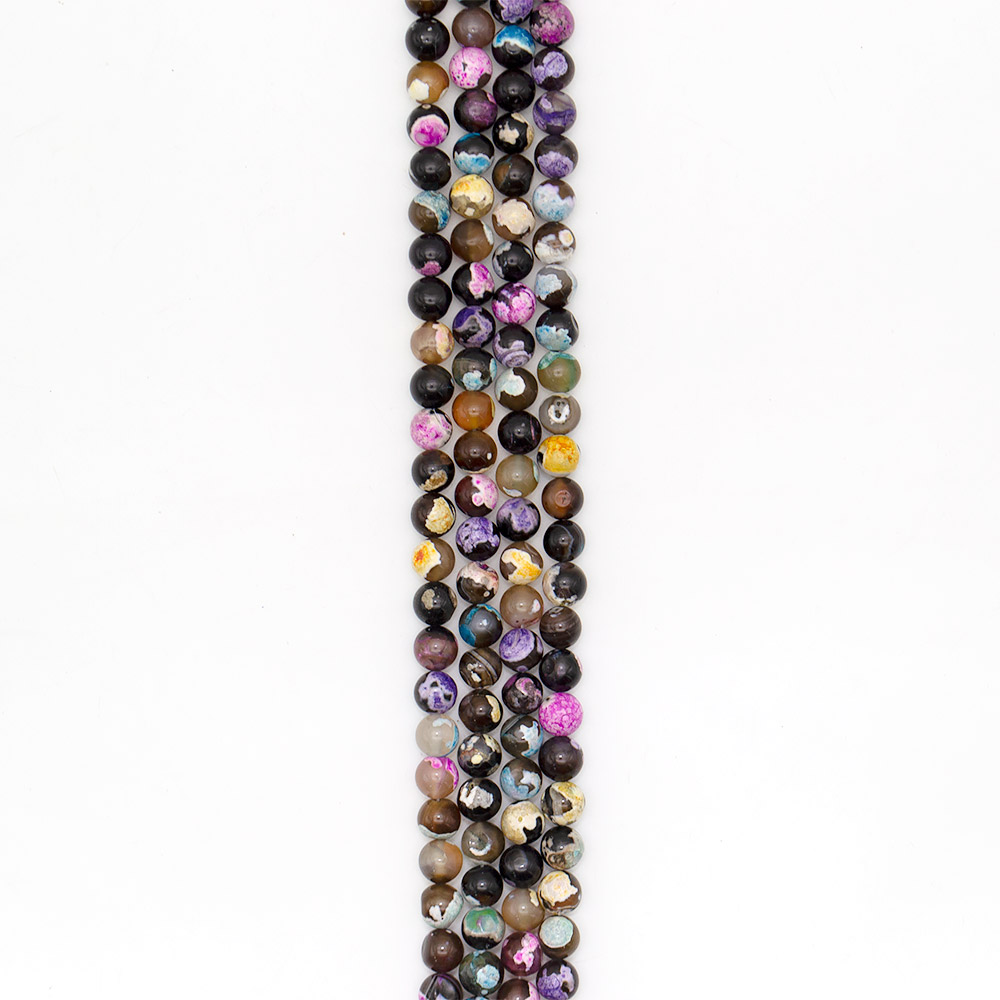 Фото товара агат "мозаика" шар микс цветов 10 мм