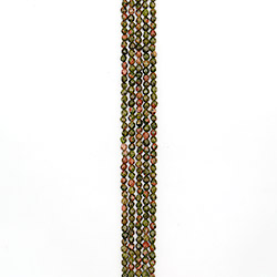 Яшма унакит крупная грань 6 мм