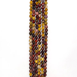 Яшма мукаит крупная грань 10 мм