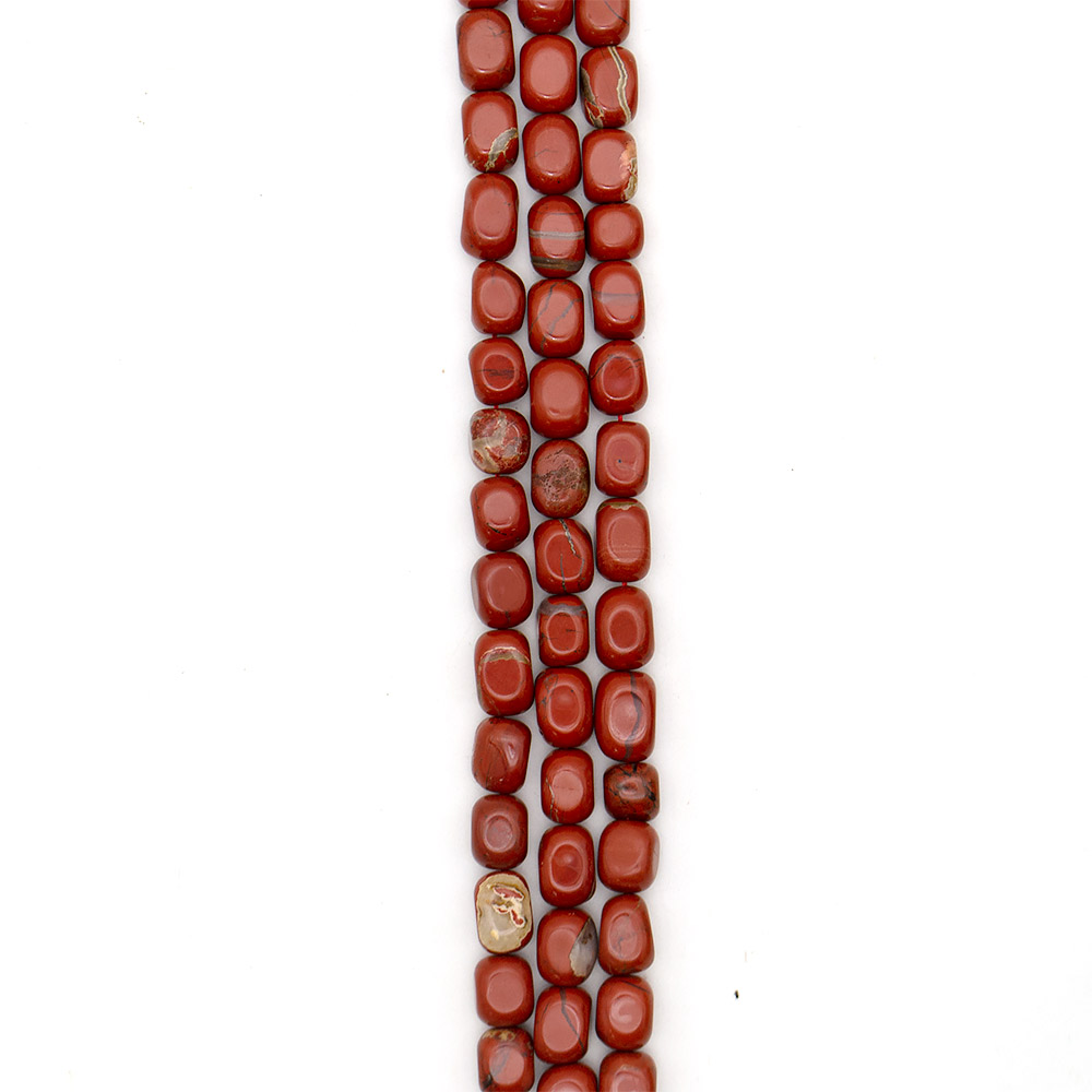 Фото товара яшма кирпичная галтовка "кирпичик" 20*12 мм