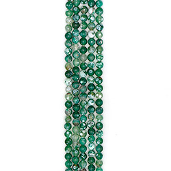 Агат кракле шар цвет светло-зеленый 10 мм