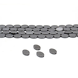 Фото товара гематит таблетка овальная плоская 10*14 мм 