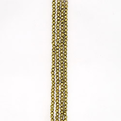 Лава с покрытием чернёное золото 6 мм