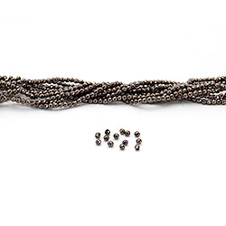 Гематит цвет коричневый шар грань 3 мм