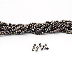 Фото товара гематит цвет коричневый шар грань 4 мм