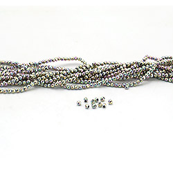 Фото товара гематит цвет розово-белый шар грань 3 мм