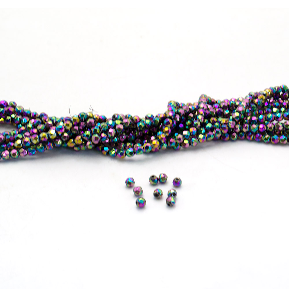 Фото товара гематит микс цветов шар грань 4 мм