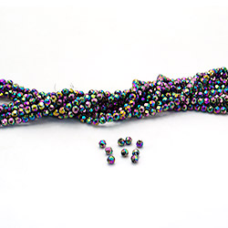 Гематит микс цветов шар грань 4 мм