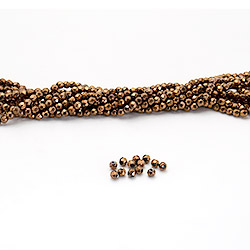 Фото товара гематит цвет бронзовый шар грань 4 мм