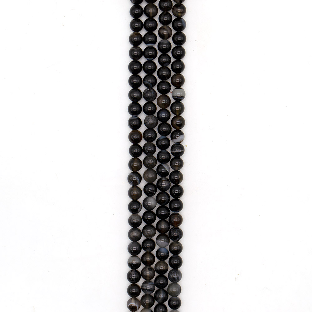 Фото товара агат шар моховый черный 10 мм