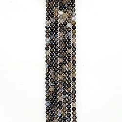 Агат шар моховый черный 8 мм