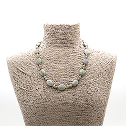 Бусы из лабрадора таблетка овальная 18*13 мм