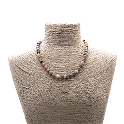 Бусы из агата ботсвана 8 мм шар