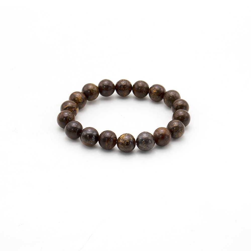 Фото товара браслет из бронзита шар 10 мм