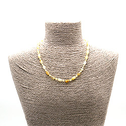 Бусы из цитрина бочонок