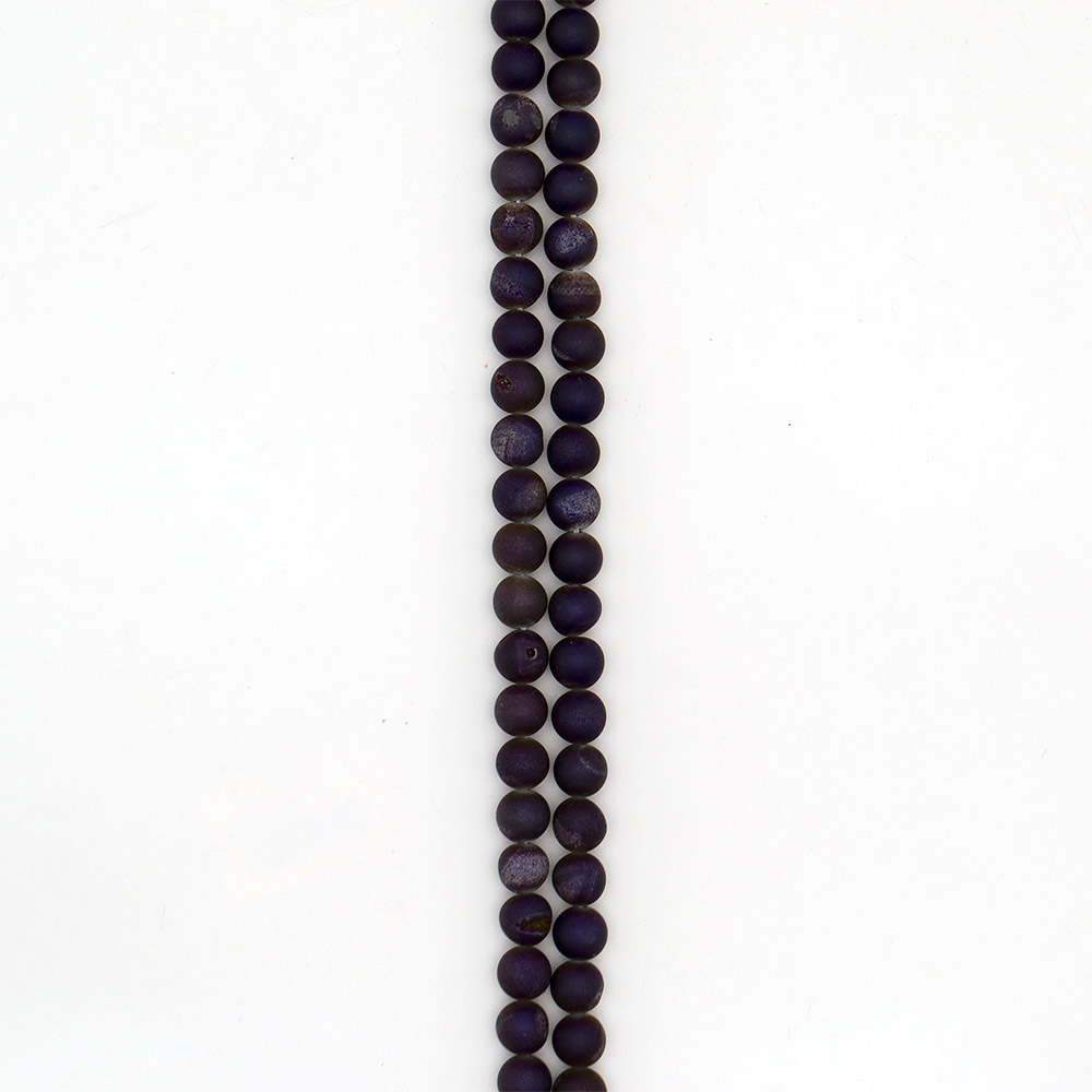 Фото товара пирит с друзой цвет фиолетовый 10 мм