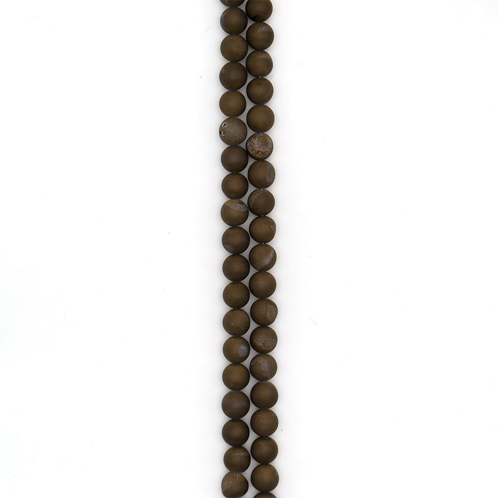 Фото товара пирит с друзой цвет золото 12 мм