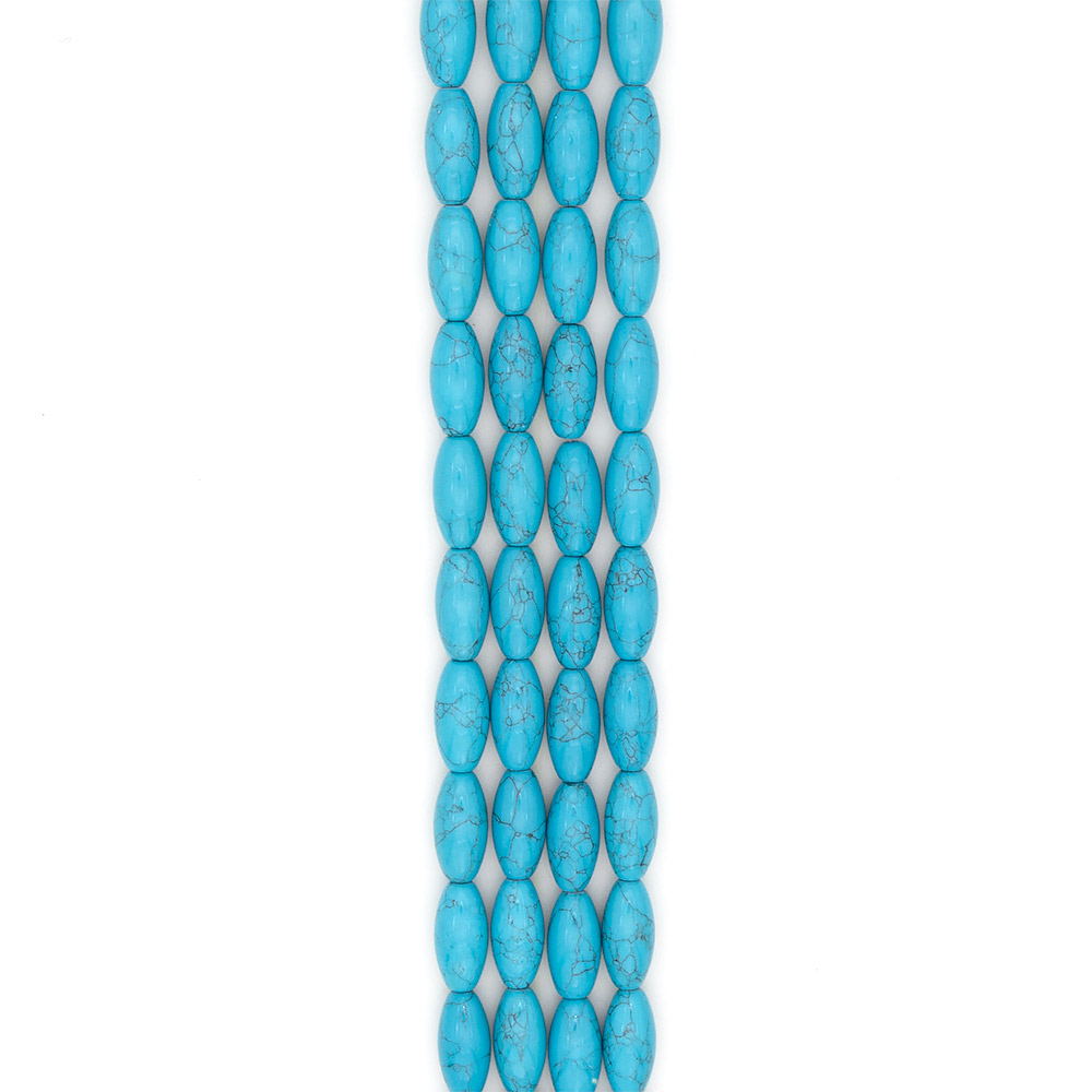 Фото товара бирюза имитация бочата 24*12 мм