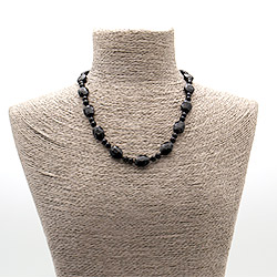 Бусы из агата таблетка граненая 16*12 мм