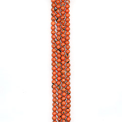 Фото товара мозаика цвет оранжевый с включением гелиотиса 8 мм