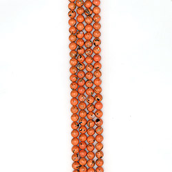 Фото товара мозаика цвет оранжевый с включением гелиотиса 10 мм