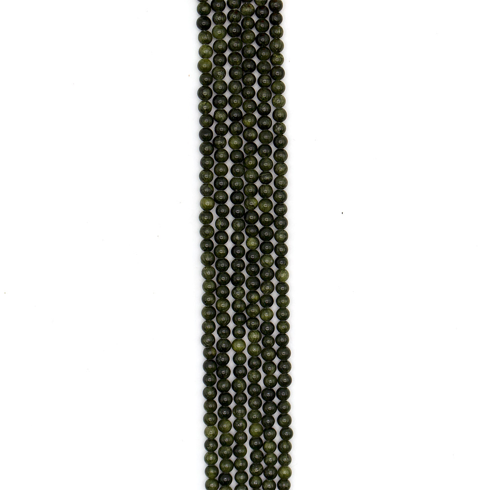 Фото товара кальцит тонированный темно-зеленый 6 мм