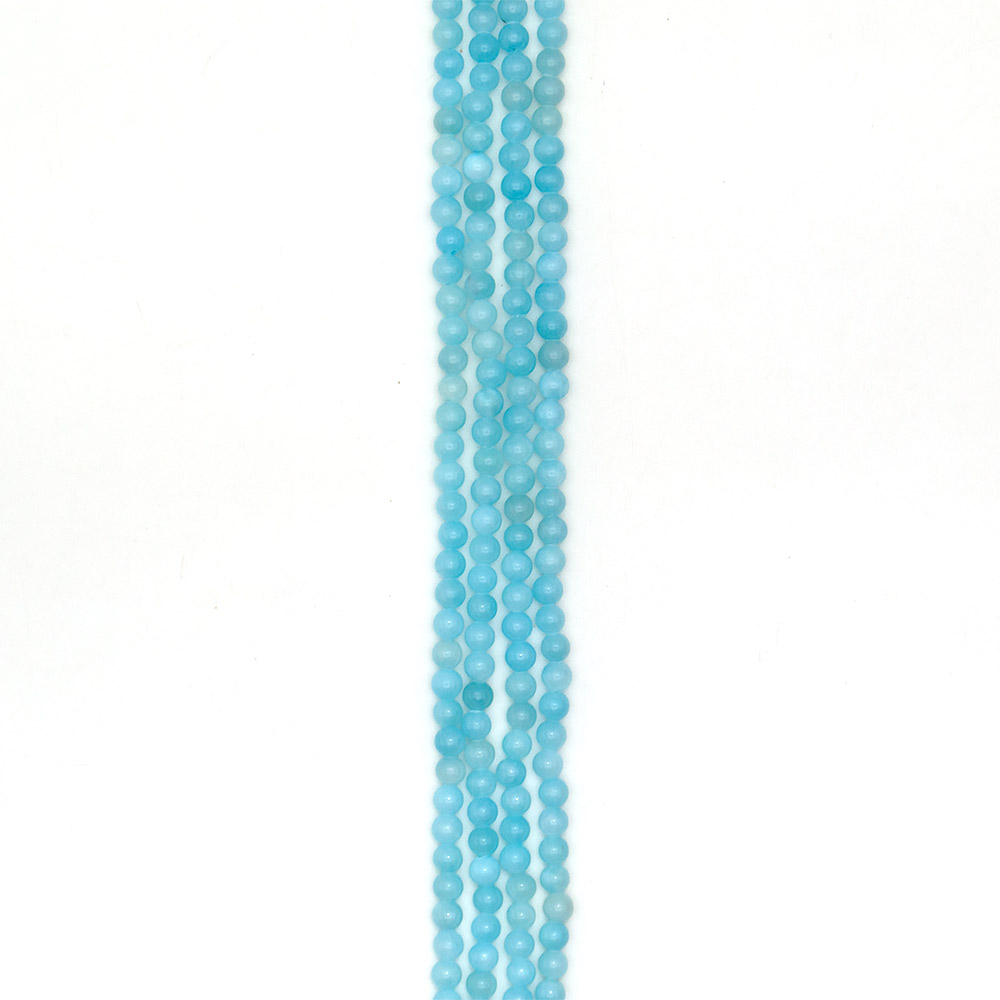 Фото товара кальцит тонированный светло-голубой 6 мм