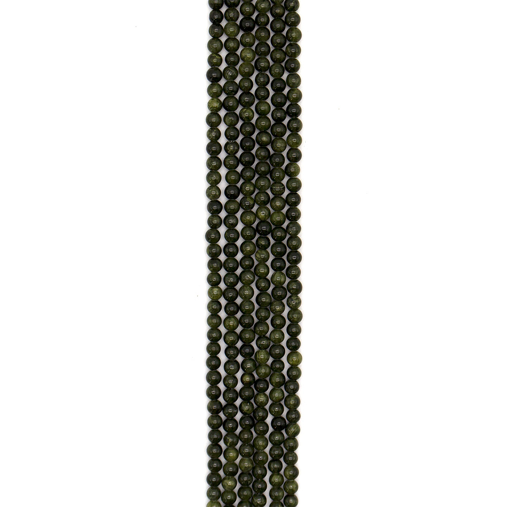 Фото товара кальцит тонированный цвет темно-зеленый 8 мм