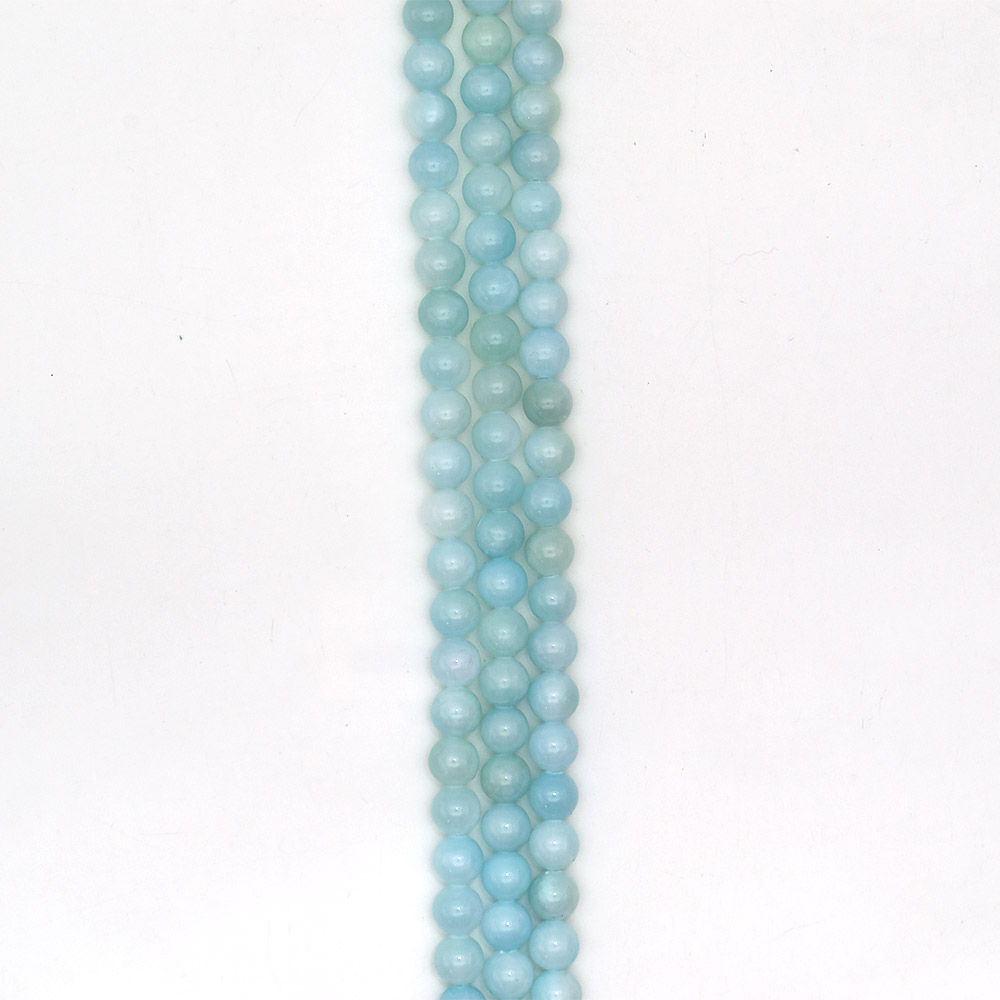 Фото товара кальцит тонированный светло-голубой 10 мм