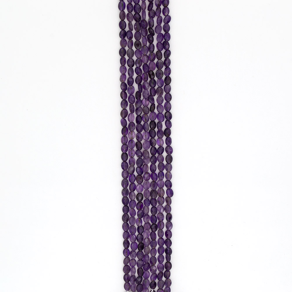 Фото товара аметист темный таблетка 8*6 мм