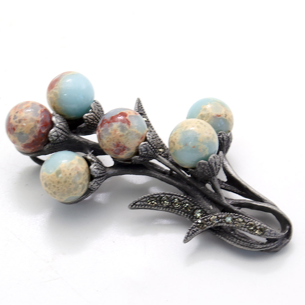 Фото товара брошь "тюльпан" варисцит а0142