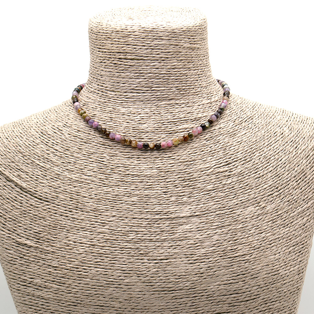 Фото товара бусы-чокер из турмалина 4 мм