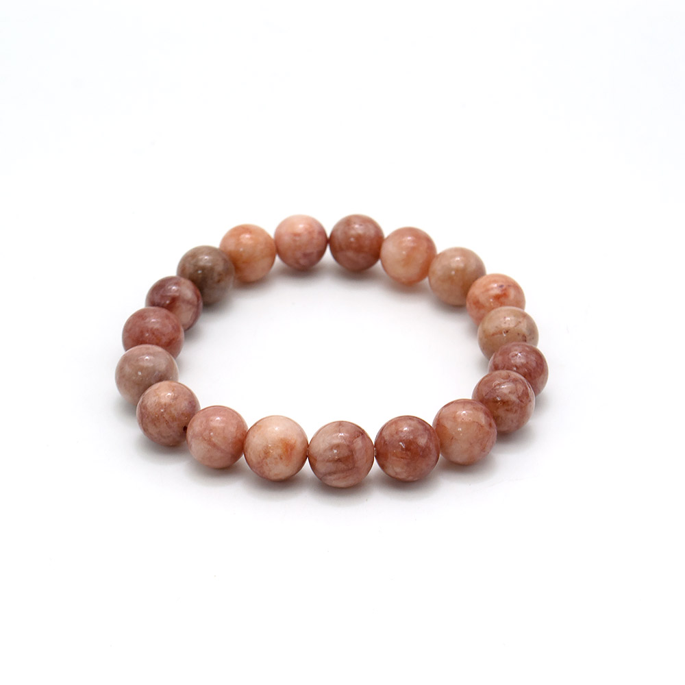 Фото товара браслет из кварца цвет солнечный темный 10мм