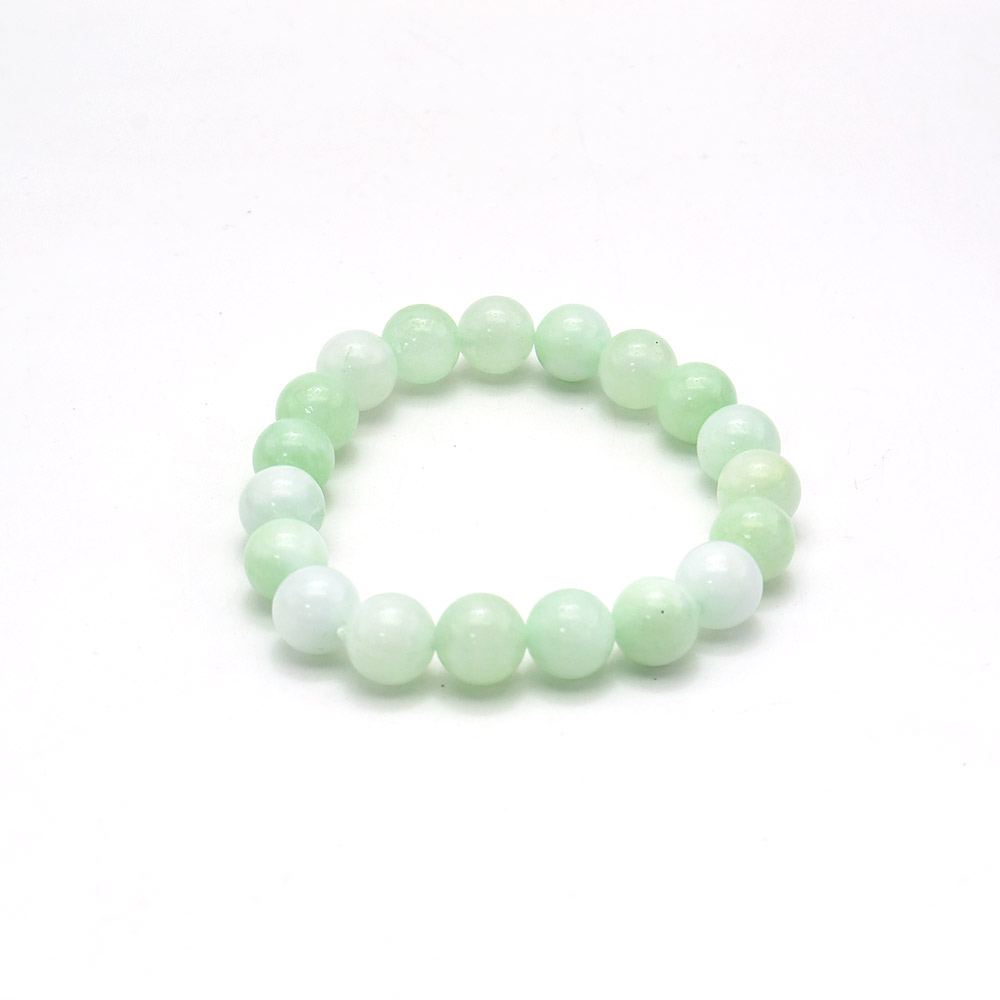 Фото товара браслет из кварца цвет яблочный хризопраз 10мм