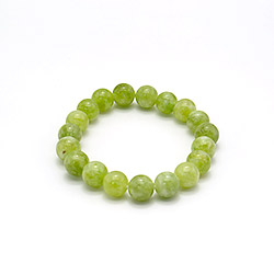 Браслет из кварца цвет хризолит 10мм