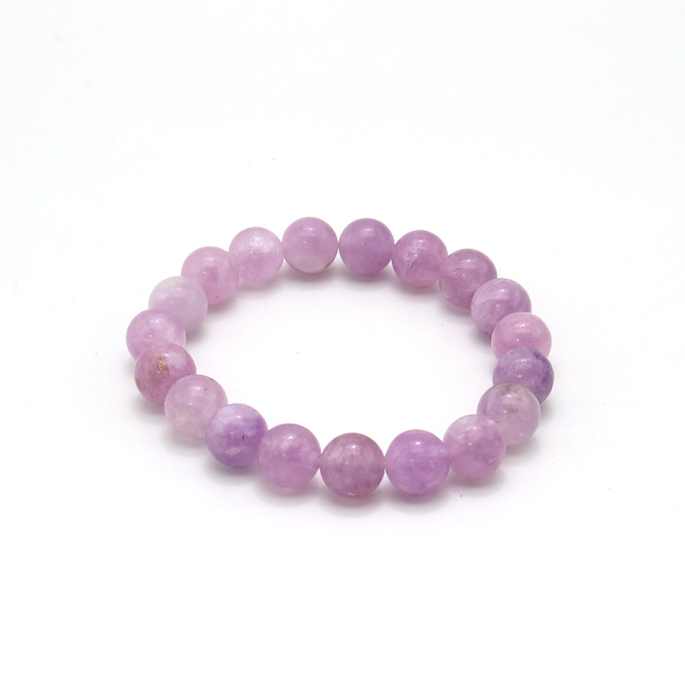 Фото товара браслет из кварца цвет аметист 10мм