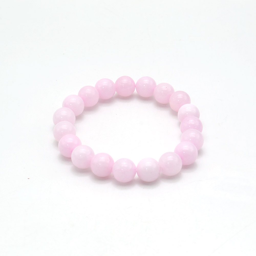 Фото товара браслет из кварца цвет кунцит 10мм