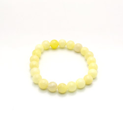 Браслет из кальцита цвет желтый 8мм