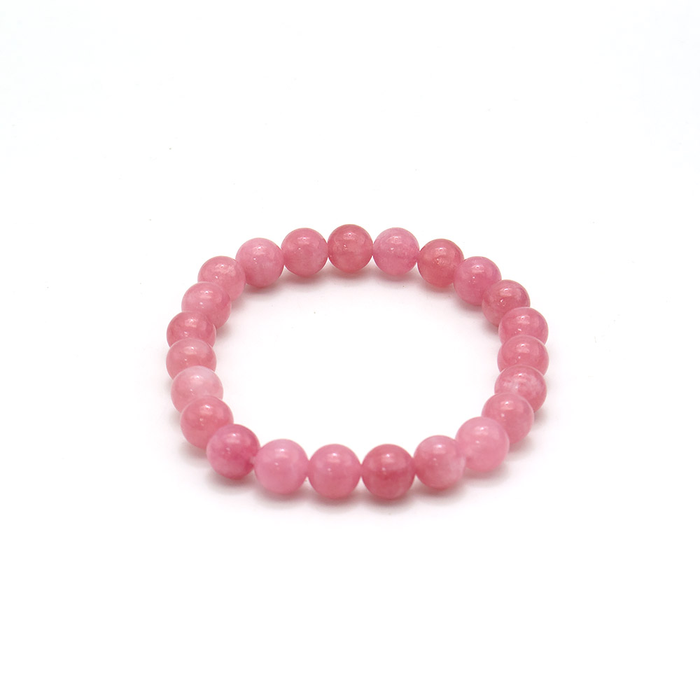 Фото товара браслет из кварца цвет розовый 8мм