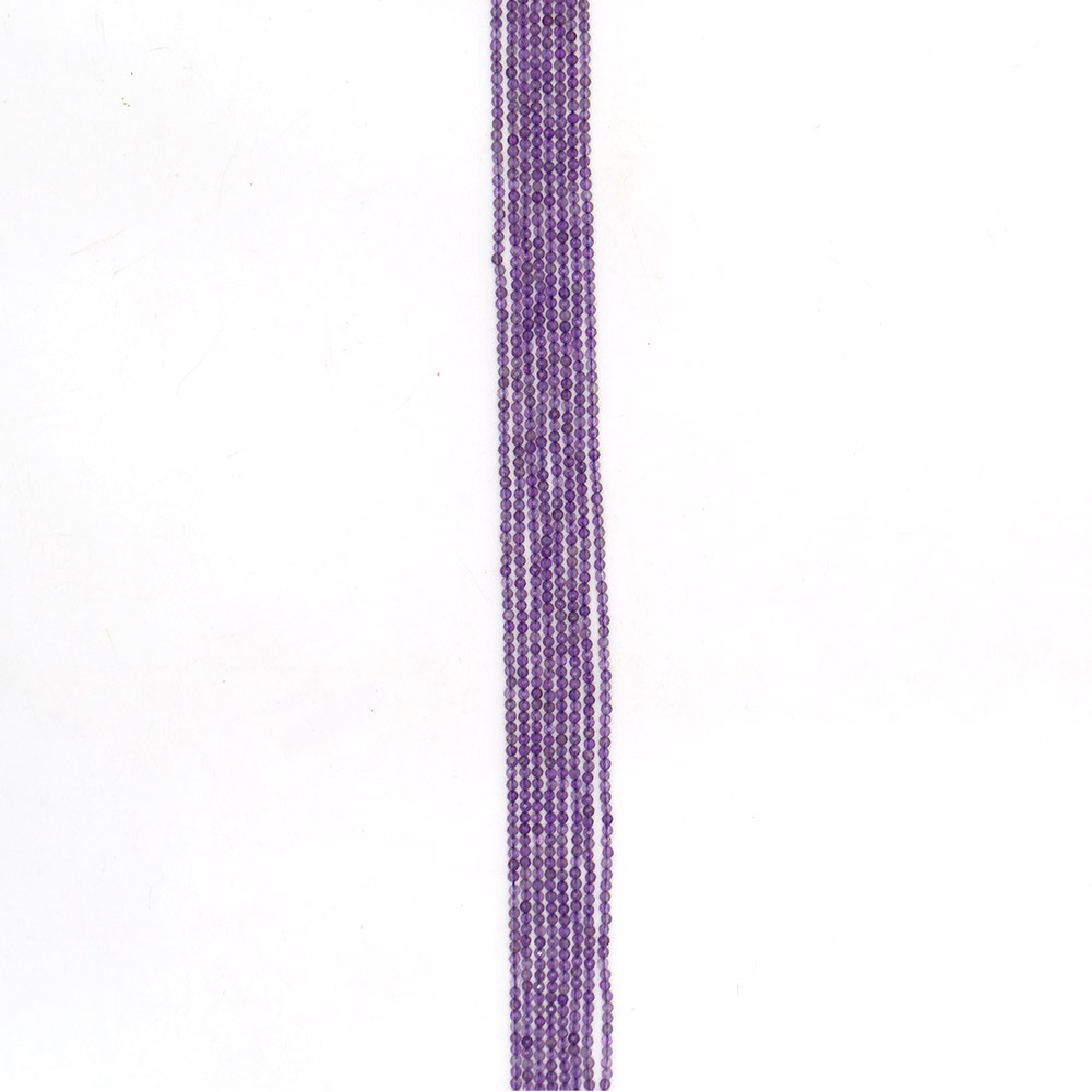 Фото товара аметист шар 2 мм граненый